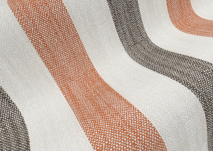 Abilene Stripe, Rust - Roman Blind - Image 4